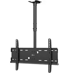 WALI Ceiling TV Mount for 42-90 inch, Hanging Adjustable TV Ceiling Mount Bracket Fits Most LED, LCD, OLED 4K TVs, Holds up to 220lbs, Max Mounting Holes 800x400mm (CM4290), Black