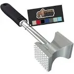 Gorilla Grip Heavy Duty Meat Tenderizer, Dual-Sided Steak Pounder, and Flatten