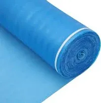 Blue Flooring Underlayment, 3in1 Foam Padding,with Vapor Barrier &amp; Tape, Idea...