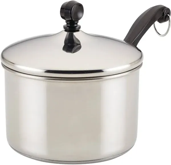 Farberware Classic Stainless Steel Covered Saucepan 2 Qt