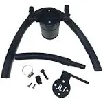 J&amp;L 11-24 Dodge Charger SRT 6.4L Hemi Passenger Side Oil Separator 3.0 - Black Anodized - 3063P-B