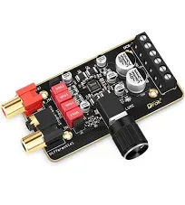 DROK 12V Amplifier Board, 15W+15W 2.0 Dual Channel Audio Amplifier Board Pam8620 DC 8-26v 24V Digital Stereo Amp Module Class D Mini Power Amplify