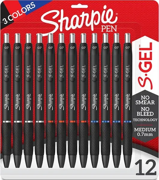 Sharpie Gel 0.7mm Blue - 2 Count