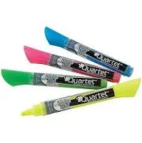 QUARTET  Dry Erase Marker Bullet 4 Pack Neon Pink Yellow Green Blue NEW