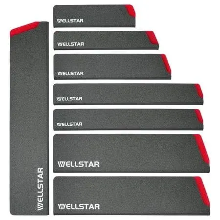 Wellstar Knife Edge Guards Set 8 Piece BPA Free ABS Protective Blade Sheaths