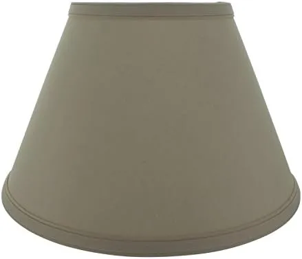 Upgradelights® Uno Beige Linen Lamp Shade Floor Lamp Replacement Shade Down Bridge Shade