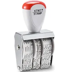 KTWT 1.5" Rubber Stamp Line Dater