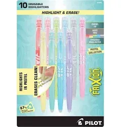 Pilot FriXion Pastel Erasable Highlighter, Chisel Tip, Purple Ink, 3 Count