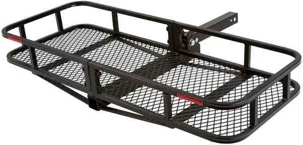 Elevate Outdoor Folding Cargo Carrier 48&#034;X19.5&#034;X7&#034; 500 Lbs-Weight Capacity Black