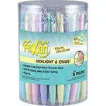 Pilot FriXion Light Pastel Collection Erasable Highlighters, Chisel Tip, Assorted Color Inks, Tub of 36 (8035) Tub 0f 36