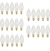 Darice Replacement Light Bulbs for Electric Candle Lamps