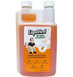 Liquified RV Toilet Treatment Bundle - Black Holding Tank Digester - Odor Eliminator - Orange Scent - Matts RV Reviews (Orange, 32oz, 3 Pack)