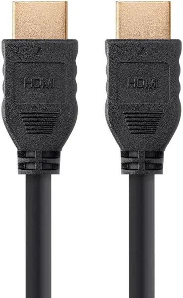 Monoprice 13775 4K No Logo High Speed HDMI Cable 3ft, Corrosion Resistant, HDR Support, CL2 In Wall Rated 18 Gbps Black