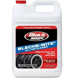 Black Magic 800002222 Bleche-Wite Tire Cleaner, 1 Gallon