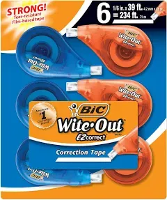 BIC Wite-Out EZ Correct Correction Tape