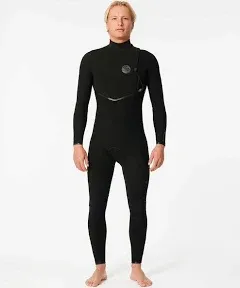 Rip Curl Mens Flashbomb 5/3mm Zip Free Wetsuit 14MMFS - Black