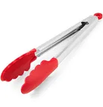 KitchenAid Silicone Stainless Steel Tip Tongs