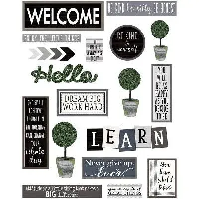 Modern Farmhouse Wall Décor Bulletin Board Paper