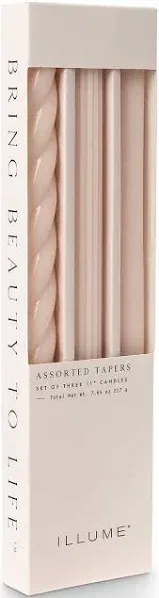 Illume Assorted Candle Tapers 3-Pack