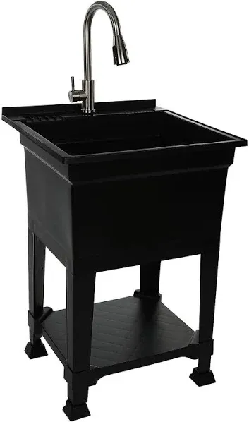 UTILITYSINKS 24" Compact Workshop Utility Tub Sink