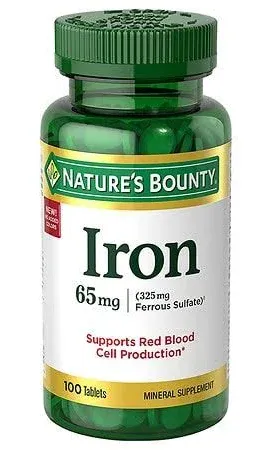 Nature's Bounty Iron Tablets