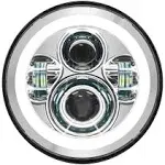 HogWorkz 7" LED Chrome Halomaker Headlight (Harley Daymaker Replacement) 94-19