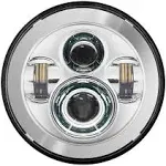 HogWorkz HW195001 - 7" Harley Daymaker Style Chrome LED Headlight