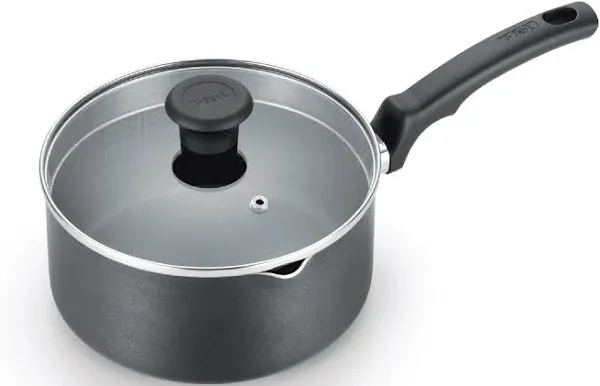 T-fal Comfort 3QT. Nonstick Saucepan, Black