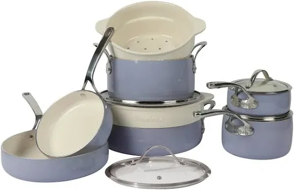 Bloomhouse 12 - Piece Non-Stick Aluminum Cookware Set