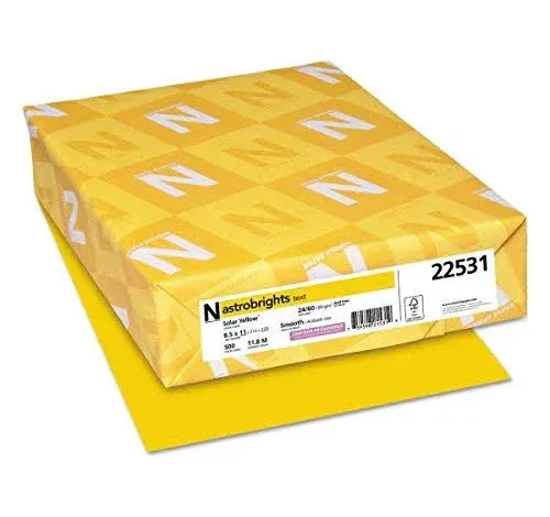 Neenah Paper 22531 Color Paper 24lb 8 1/2 x 11