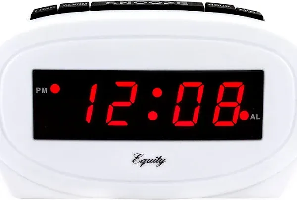 Equity Alarm Clock White 30227