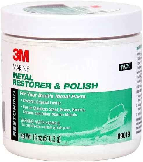 3M Marine Metal Restorer and Polish (18-Ounce Paste)