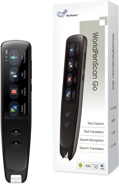 Worldpen Scan Go | OCR Reading Pen | Text to Speech for Dyslexia | Pen Scanner f