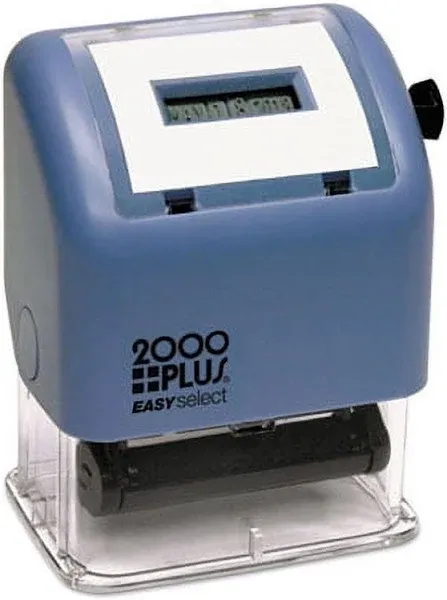 Consolidated Stamp 011093 2000 Plus Easy Select Dater - Paid & Date; Red