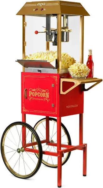 Nostalgia 59" Vintage Popcorn Cart