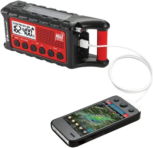 Midland ER310 Emergency Crank Weather Radio