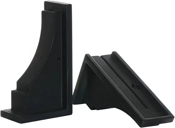 Mayne Inc Fairfield Decorative Brackets, 2-pack, Plastic, Black, Standard (5856-B)