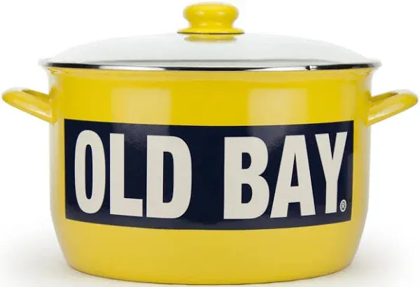 Old Bay Enamelware Stock Pot