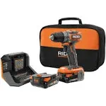 RIDGID 18V Brushless SubCompact Cordless 1/2 in. Drill Driver Kit