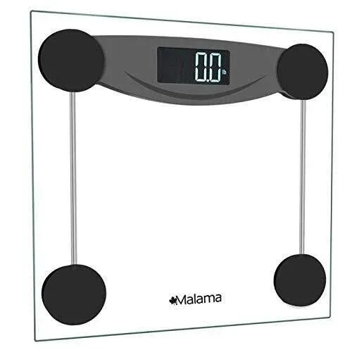 Malama Digital Body Weight Bathroom Scale Weighing Scale with Step-On Technology