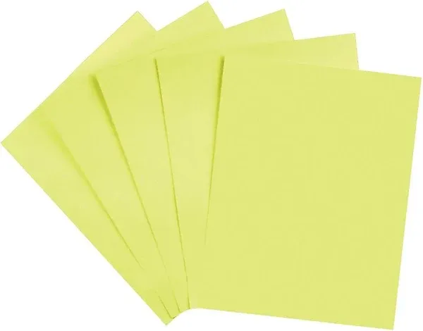 Staples Brights Multipurpose Paper Light Yellow 500/Ream