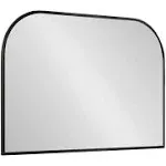 Kate and Laurel Caskill Framed Arch Wall Mirror - 36x24 - Black