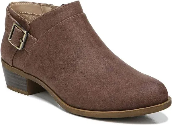 LIFESTRIDE ALEXI SHOOTIES DARK TAN MICROSUEDE