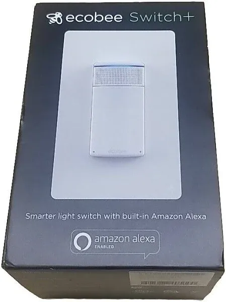 Ecobee Switch+ Smarter Light Switch With Built-in Amazon Alexa (Brand New)