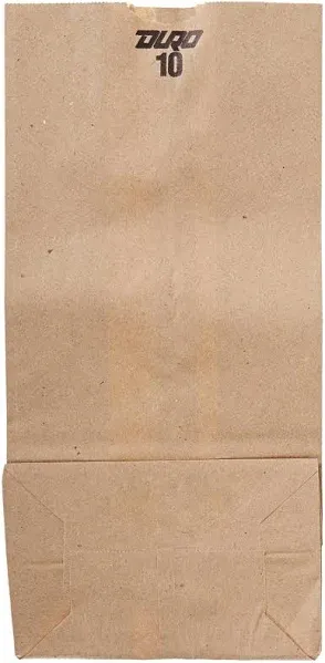 10 lb. Brown Paper Bag - 500 per pack