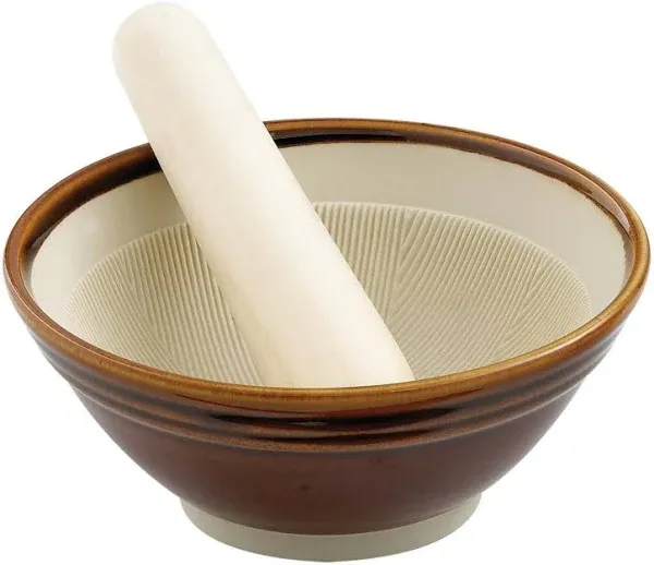 Helen's Asian Kitchen 97034 Ceramic Suribachi Set