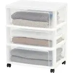 Iris 3 Drawer Wide Chest - White