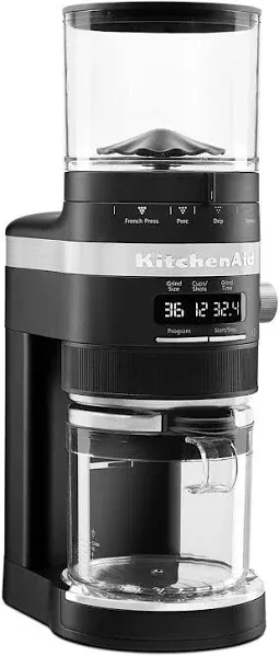 KitchenAid - Burr Coffee Grinder - Matte Black