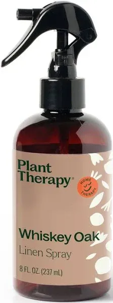 Plant Therapy Whiskey Oak Pillow and Linen Spray, Exotic &amp; Rich Woody Aroma with