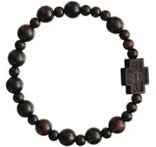 Jujube Wood Rosary Bracelet